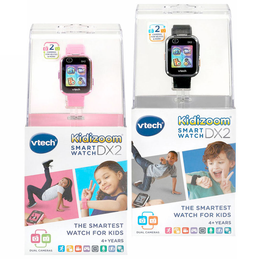 VTech Kidizoom Smart Watch DX2 Value Pack - Pink & Black