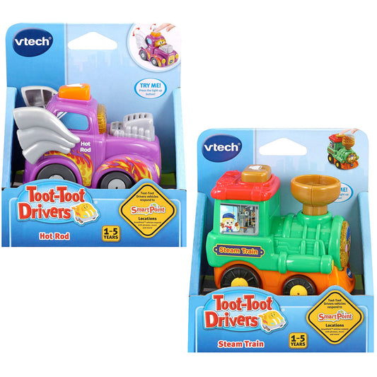 Hot Rod & Steam Train Vehicles from Toot-Toot Drivers by VTech 