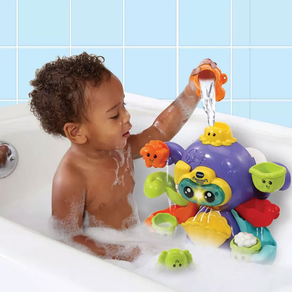 VTech Splash & Play Octopus Bath Toy & FREE Swim Cap
