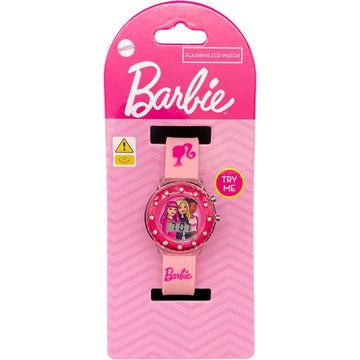 Flashing Light Up Barbie Digital LCD Watch by You Monkey in packaging