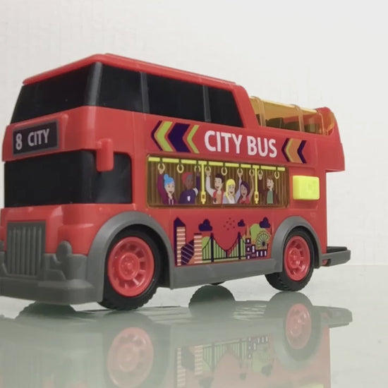 City Bus children toy with flashing lights and realistic sounds for boys and girls
