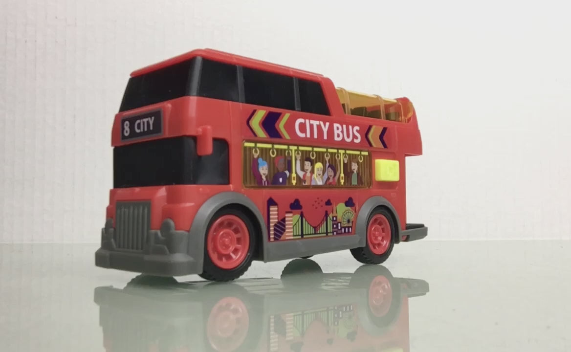 City Bus children toy with flashing lights and realistic sounds for boys and girls