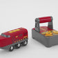 This is the remote control engine that will follow your every command on the BRIO train tracks.