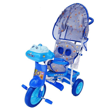 Aussie Baby LAZBEAR Tricycle with Push Bar - Blue