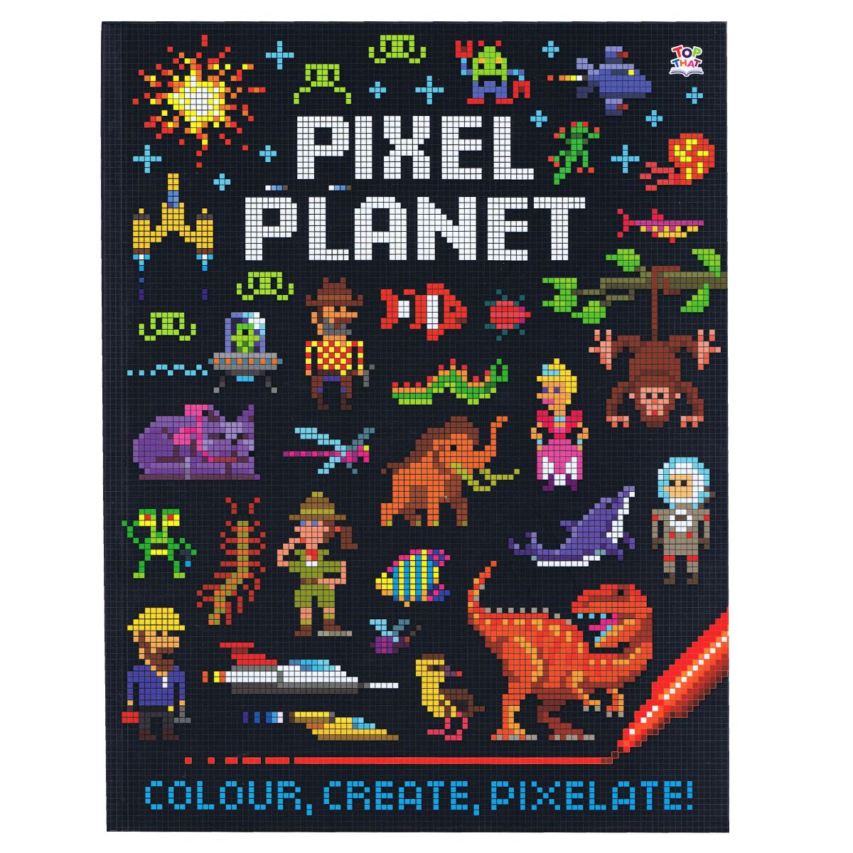 Top That Pixel Pix Pixel Planet Colouring Book