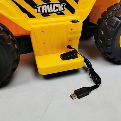 Aussie Baby Kids Electric Ride-On Car Digger Bulldozer