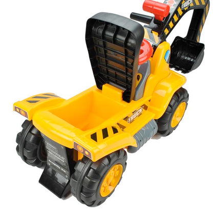 Aussie Baby Kids Excavator Digger Ride-On Toy Truck with Sound