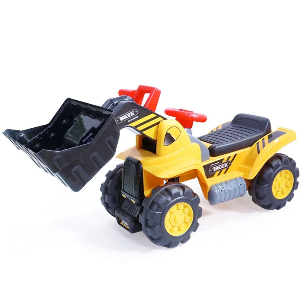 Aussie Baby Kids Bulldozer Digger Ride-On Toy Truck with Sound