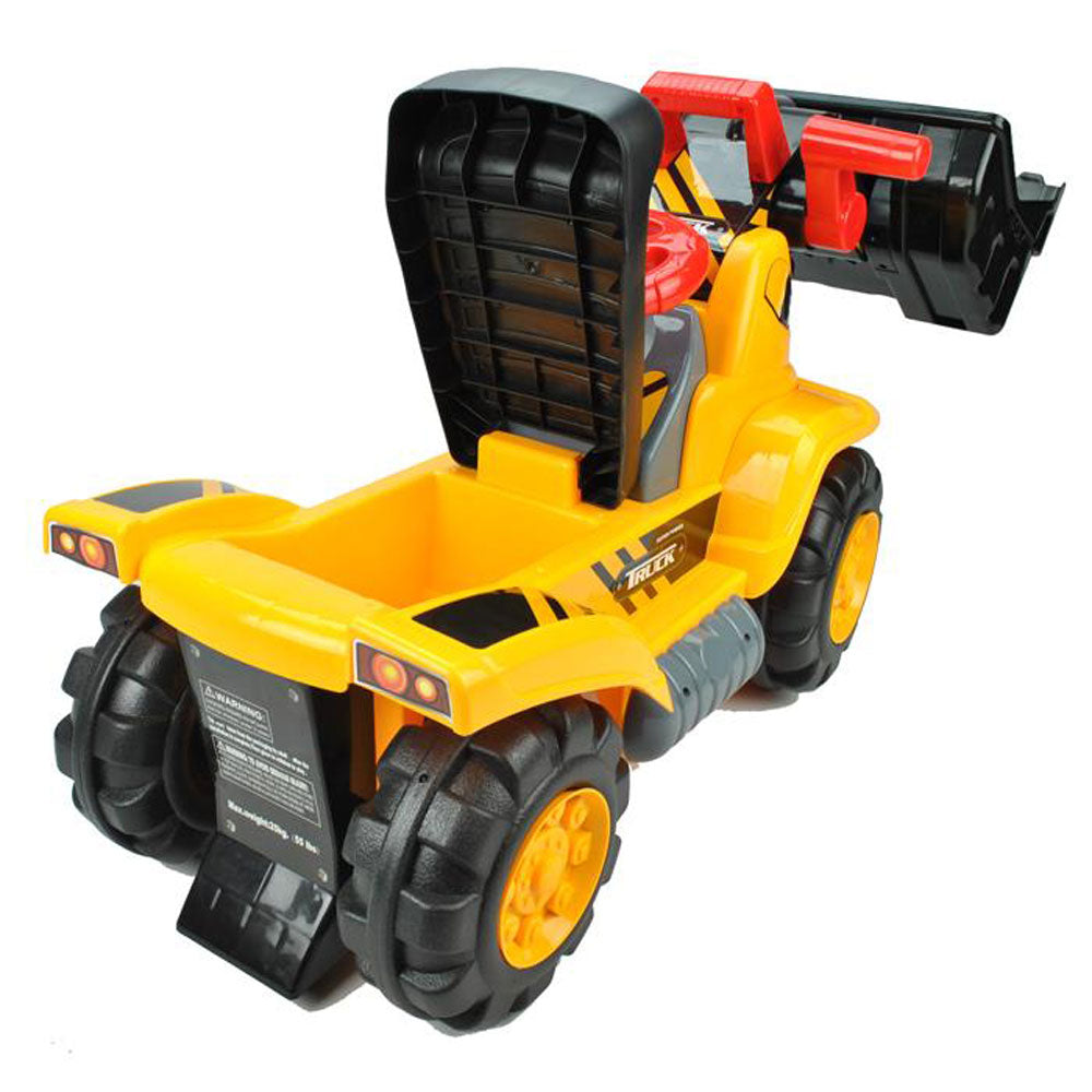 Aussie Baby Kids Bulldozer Digger Ride-On Toy Truck with Sound