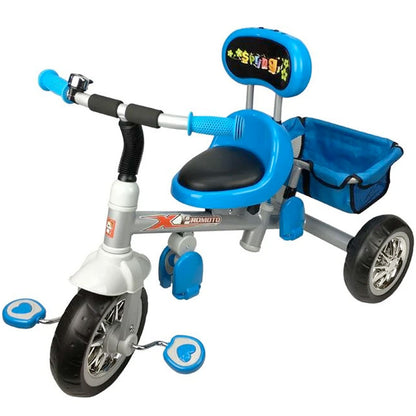 Aussie Baby Reverse Seat Kids Baby Toddler Tricycle Ride-On with Parent Handle - Blue