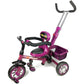 Aussie Baby Reverse Seat Kids Baby Toddler Tricycle Ride-On with Parent Handle - Purple