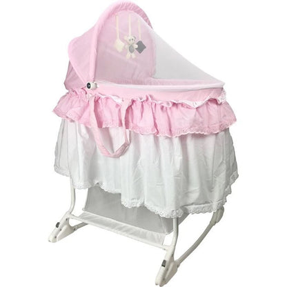 Aussie Baby Deluxe Rocking Bassinet - Pink