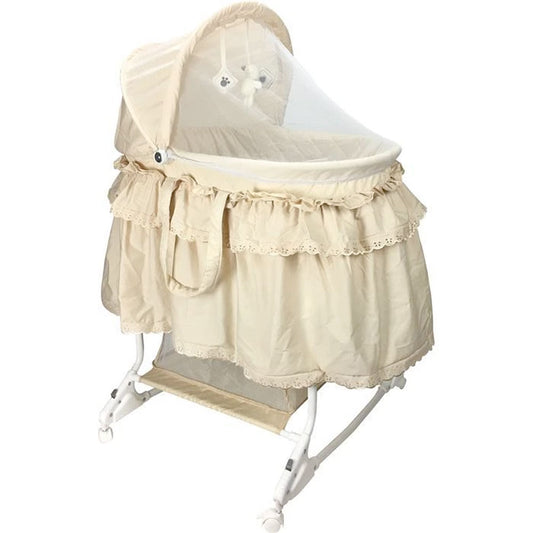 Aussie Baby Deluxe Rocking Bassinet - Beige