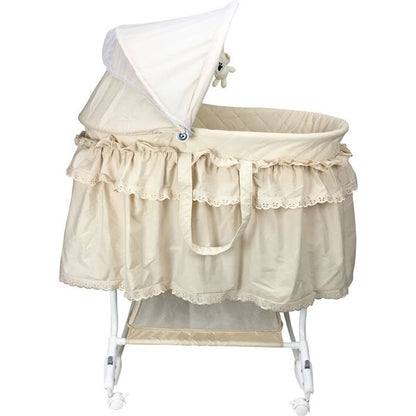 Aussie Baby Deluxe Rocking Bassinet - Beige