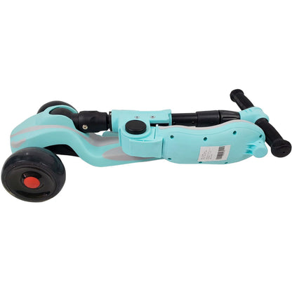 Aussie Baby Super Max 2-in-1 Kids Foldable Scooter & Ride-On - Aqua