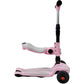 Aussie Baby Super Max 2-in-1 Kids Foldable Scooter & Ride-On - Pink