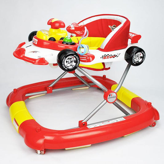 Aussie Baby F1 Racing Car 2-in-1 Baby Walker & Rocker - Red