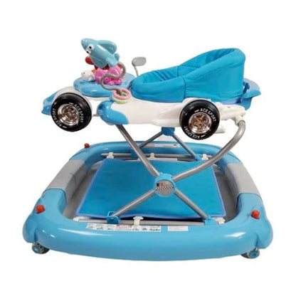 Aussie Baby Racing Car 4-in-1 Baby Walker & Rocker - Blue