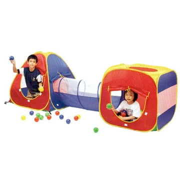 Aussie Baby Wonder Castle Play Tent Ball House and Tunnel with 200 Soft Balls