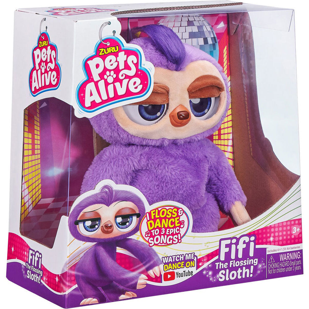 [DISCONTINUED] Zuru Pets Alive Fifi Flossing Sloth Dancing Robotic Toy