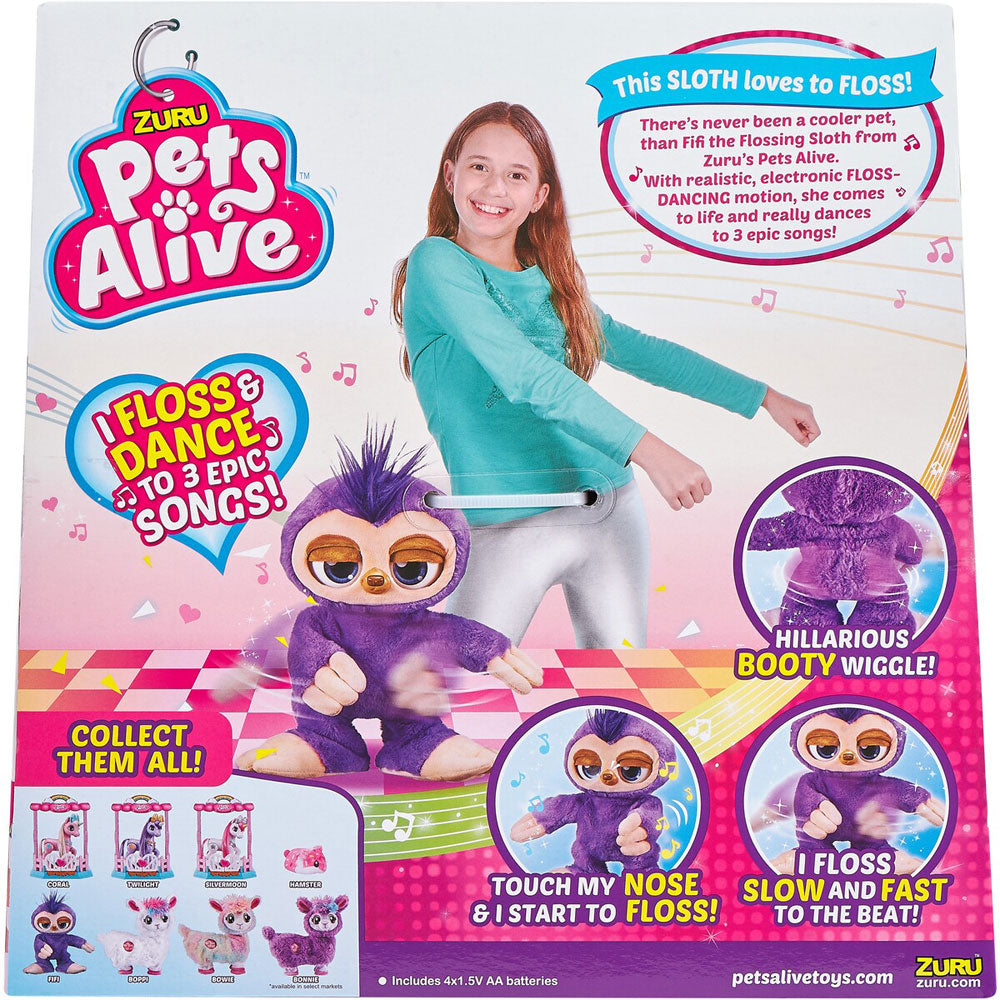 [DISCONTINUED] Zuru Pets Alive Fifi Flossing Sloth Dancing Robotic Toy