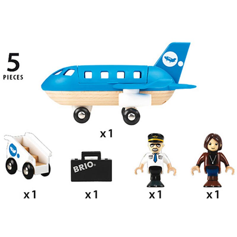Brio Railway System Airplane with accessories