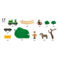 [DISCONTINUED] Brio Railway 33720 Wooden Safari Railway Set