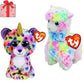 [DISCONTINUED] Ty Beanie Boos Regular Plush Value Pack: Giselle Leopard + Lola Llama + Gift Wrapping