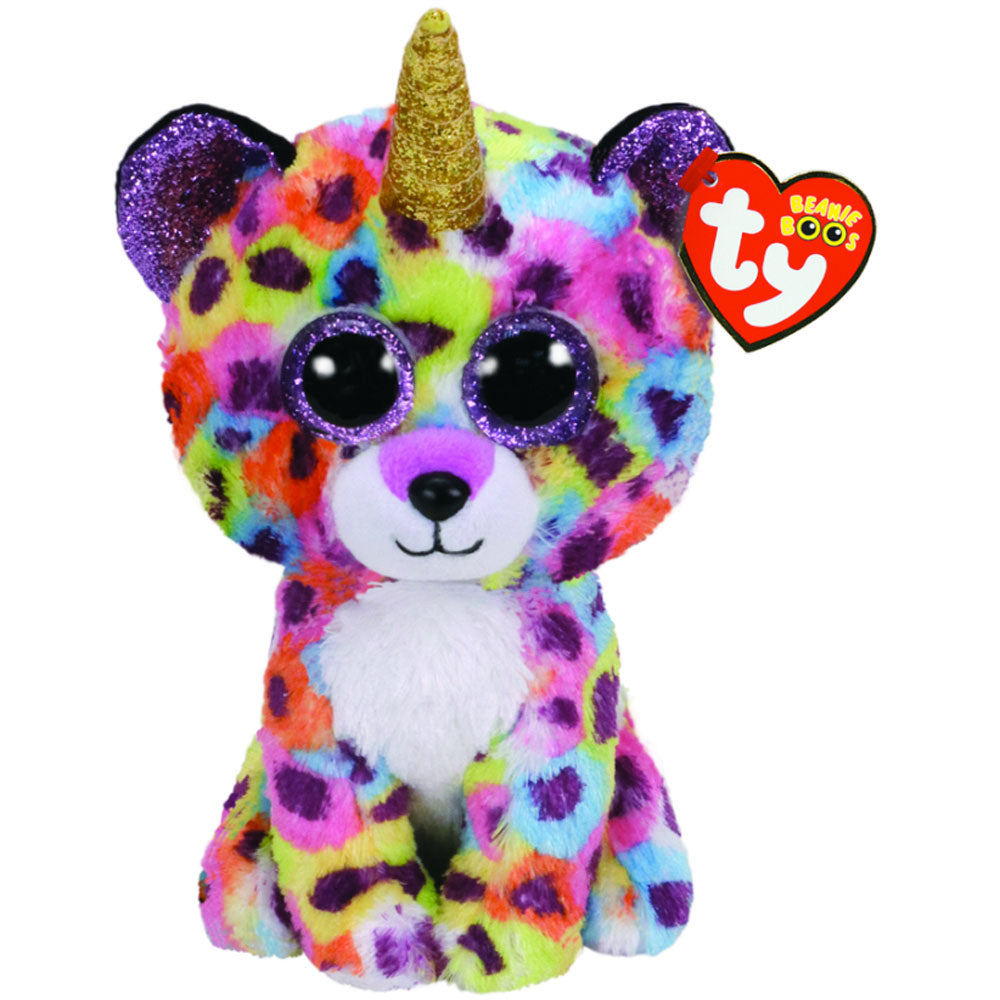 [DISCONTINUED] Ty Beanie Boos Regular Plush Value Pack: Giselle Leopard + Lola Llama + Gift Wrapping
