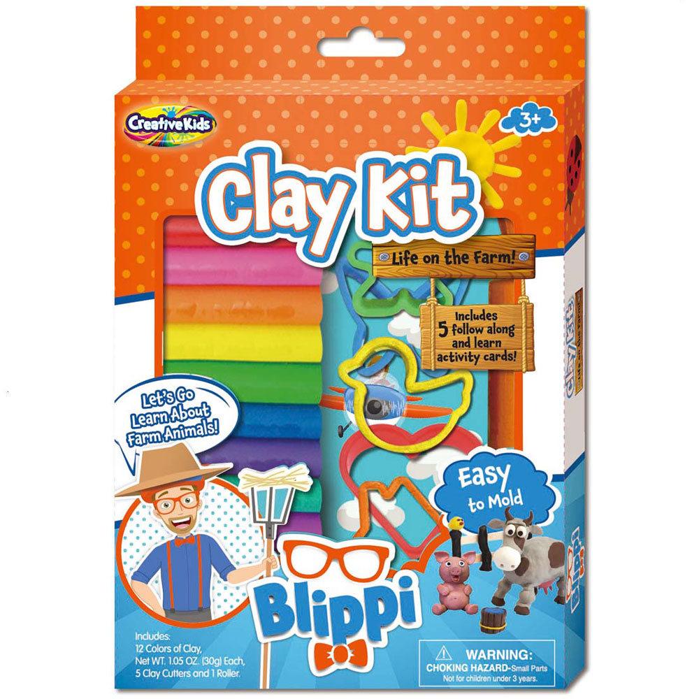 Blippi Clay Kit from Creative Kids for children aged 3 years and up
