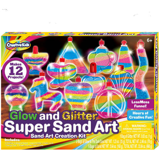 [DISCONTINUED] Creative Kids Glow & Glitter Sand Art