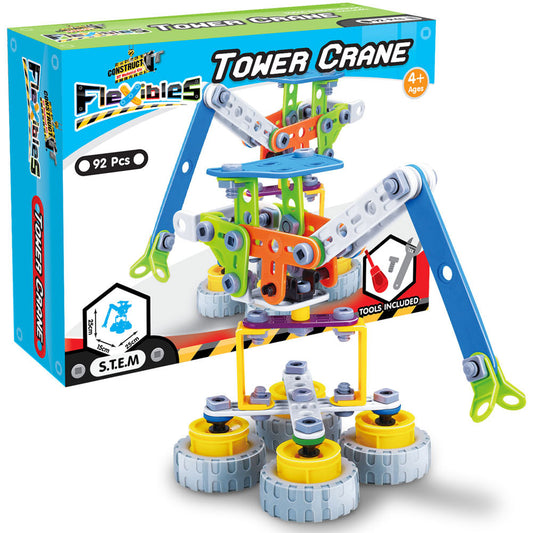 Construct-It DIY Mechanical Kits Flexibles - Tower Crane