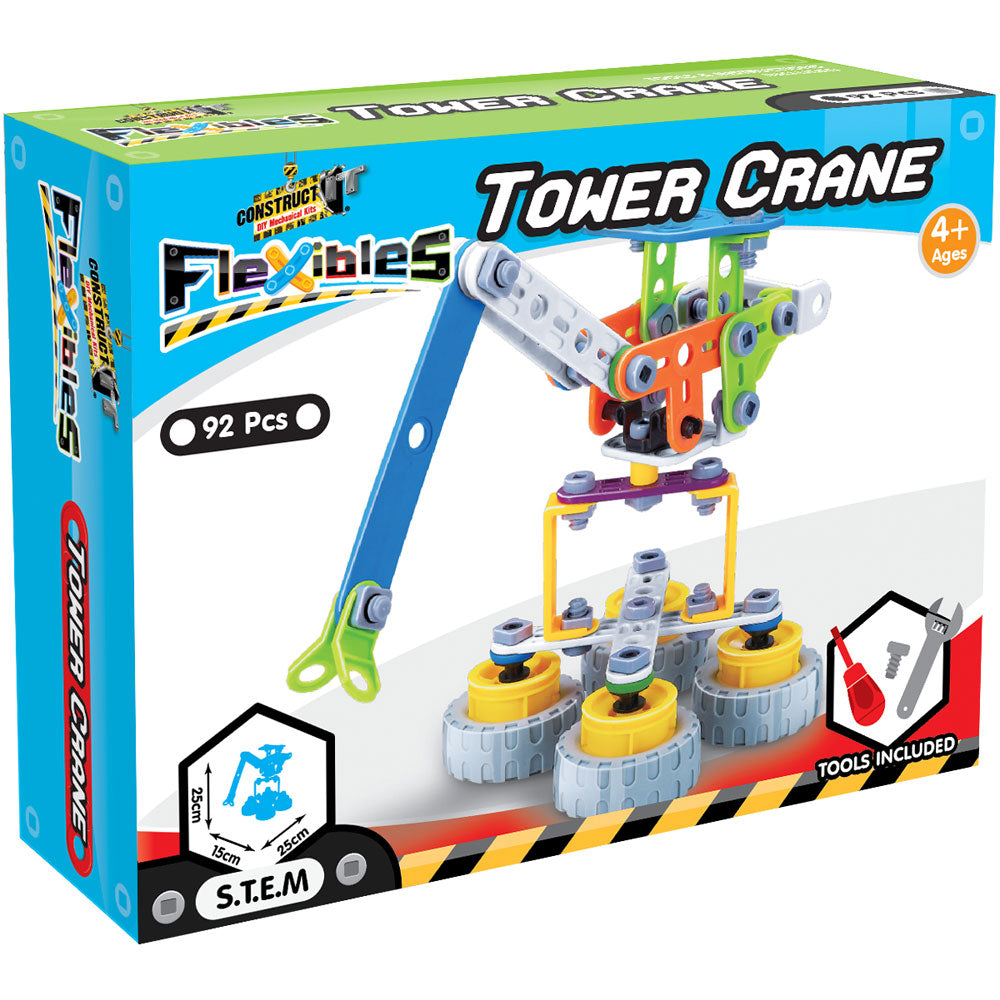 Construct-It DIY Mechanical Kits Flexibles - Tower Crane