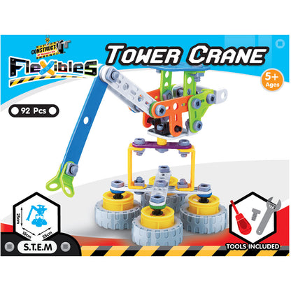 Construct-It DIY Mechanical Kits Flexibles - Tower Crane