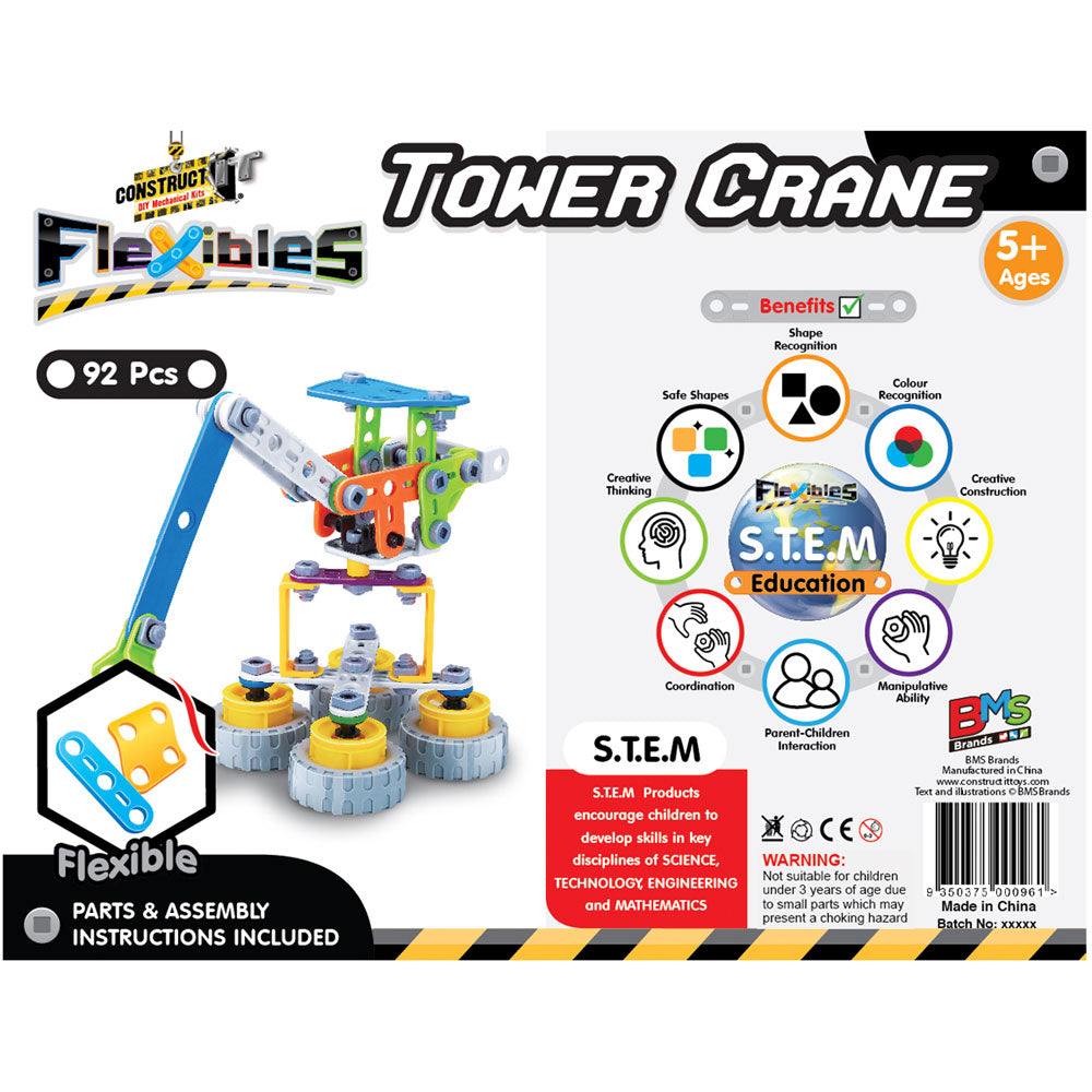 Construct-It DIY Mechanical Kits Flexibles - Tower Crane