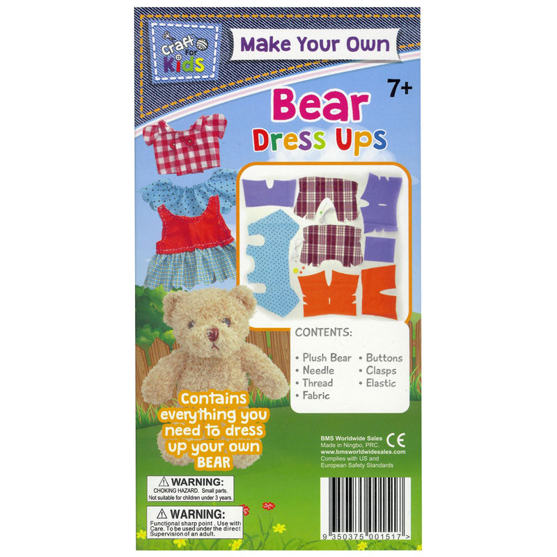 Craft for Kids Make Your Own Bear Dress ups