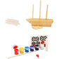 Making and painting a wooden pirate ship can be a fun and engaging craft project for kids.