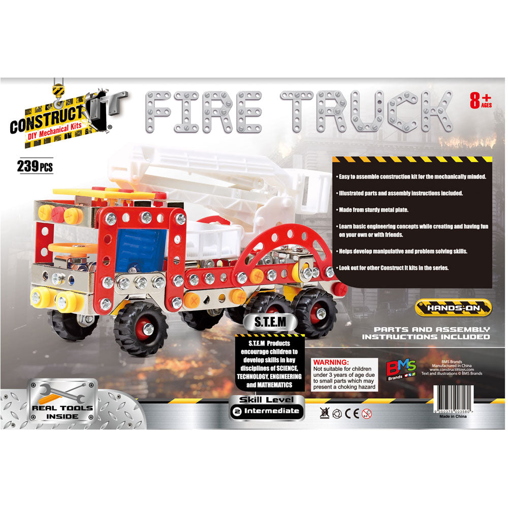 Construct-It DIY Mechanical Kits - Fire Truck