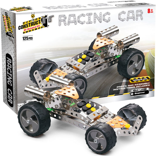 Construct-It DIY Mechanical Kits - Racing Car