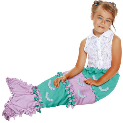 Craft for Kids Make Your Own Mermaid Tail Blanket