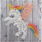 Craft for Kids Make Your Own String Art Value Pack: Unicorn + Flamingo