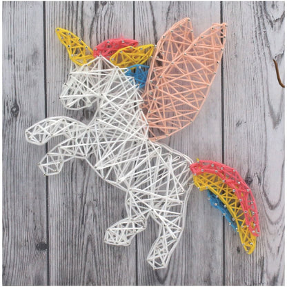 Craft for Kids Make Your Own String Art Value Pack: Unicorn + Flamingo