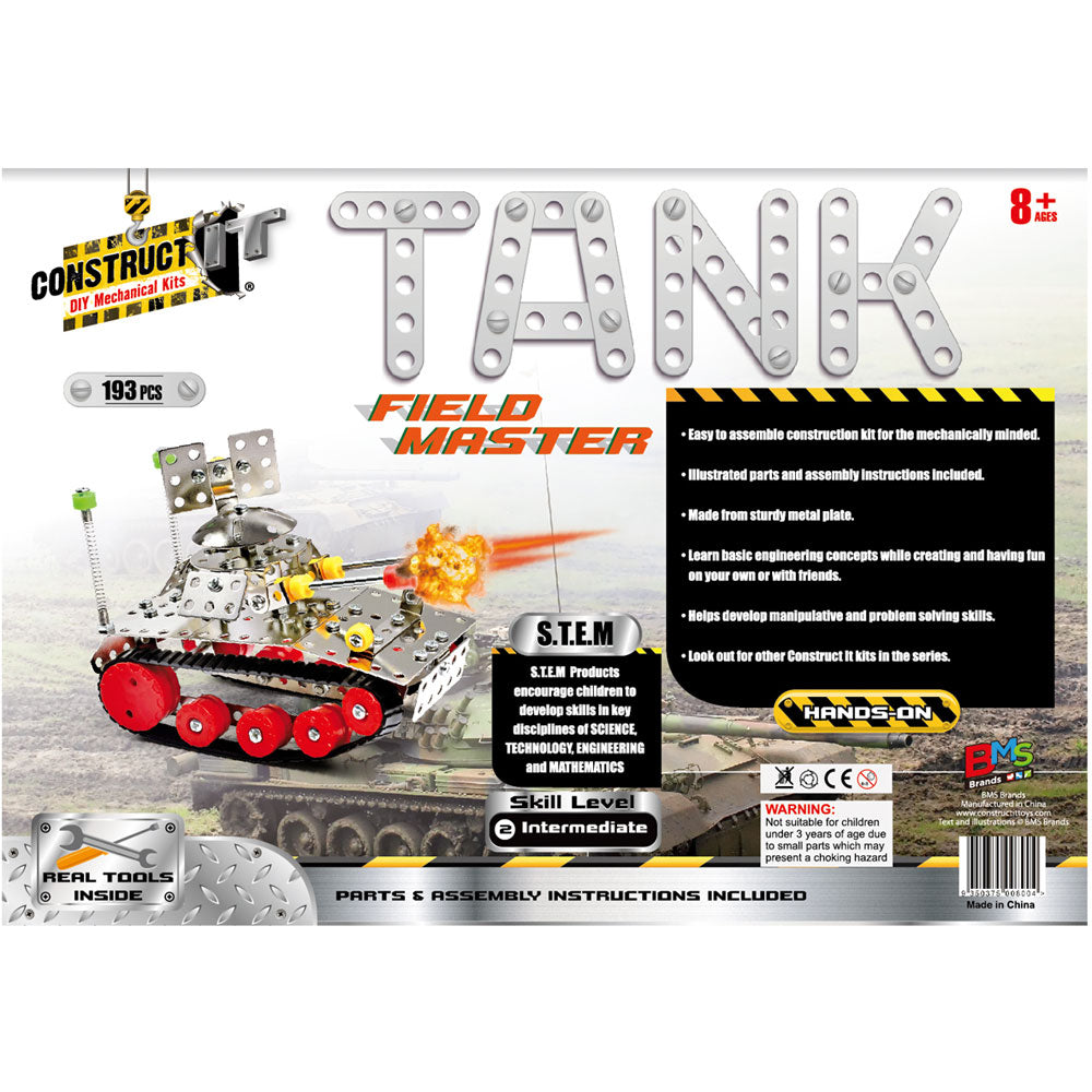 Construct-It DIY Mechanical Kits - Tank Field Master