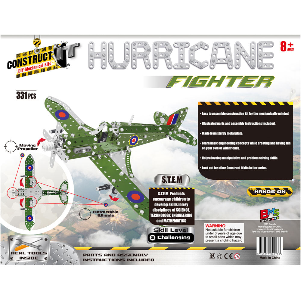 Construct-It DIY Mechanical Kits - Hurricane Fighter
