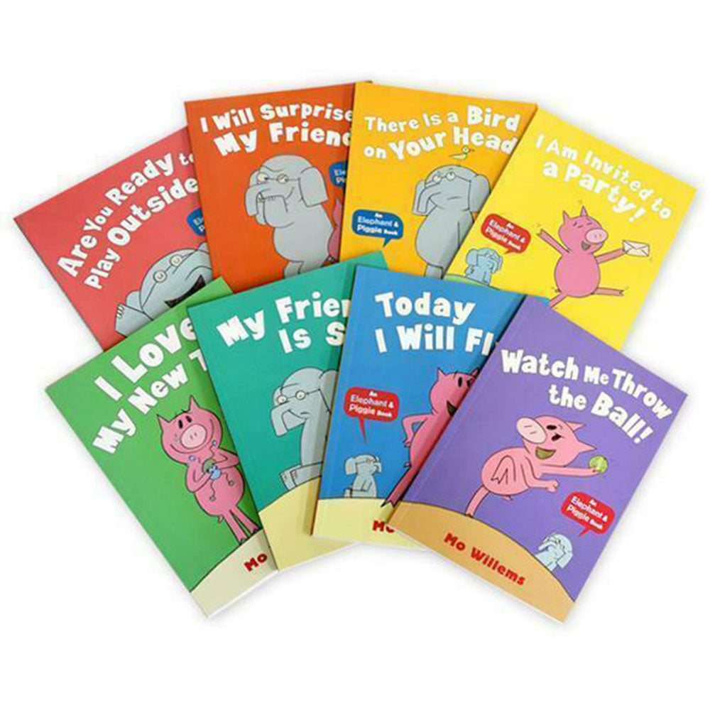 Elephant and Piggie 8 Book Set