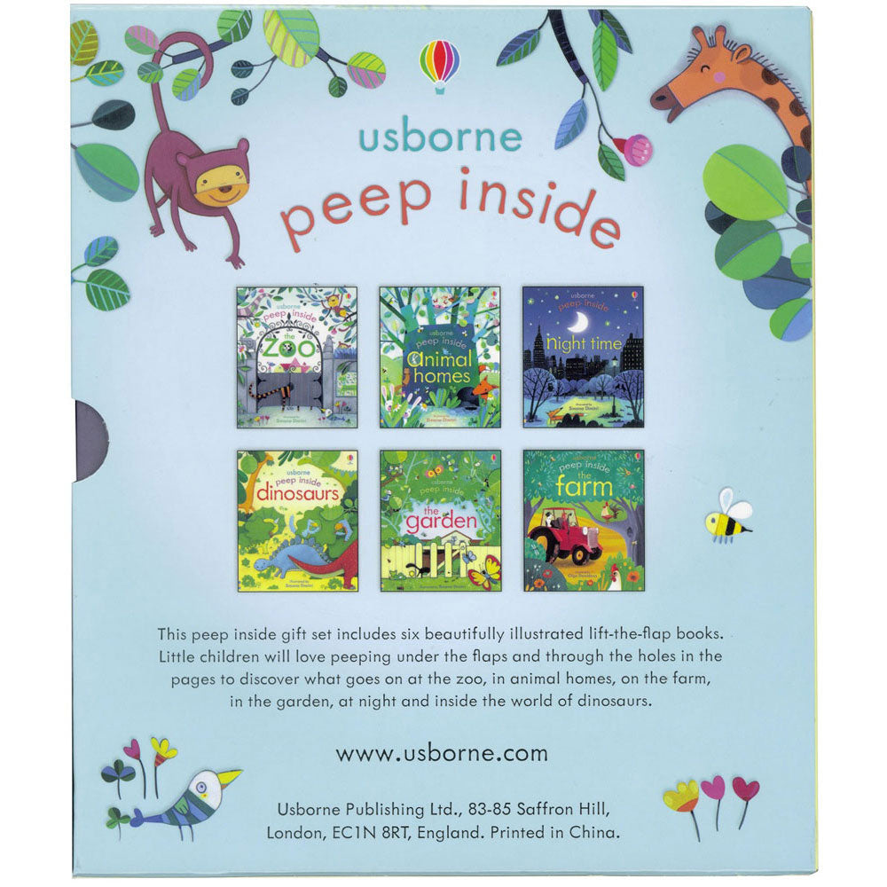 Usborne Peep Inside 6 Book Box Set