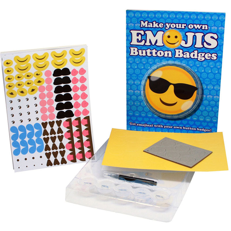 Make Your Own Emoji's Button Badges Activity Kit