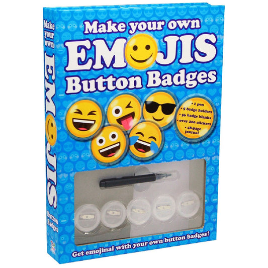 Make Your Own Emoji's Button Badges Activity Kit