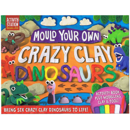 Top That Mould Your Own Crazy Clay Dinosaurs Activity Station Book + Kit