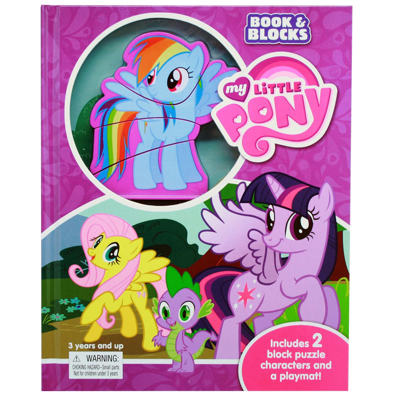 My Little Pony Book & Blocks from Phidal Publishing for kids aged 3 years and up